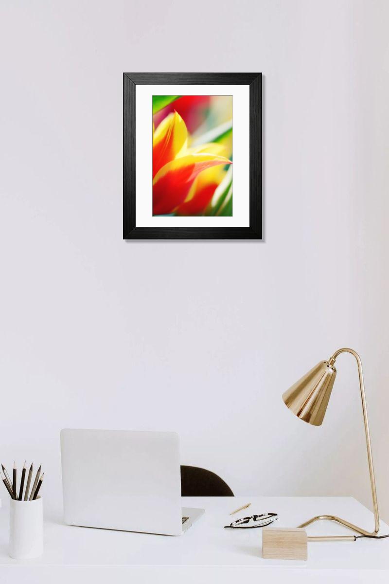 Shown hanging in a room: Modern 14"x12" (36x31cm)