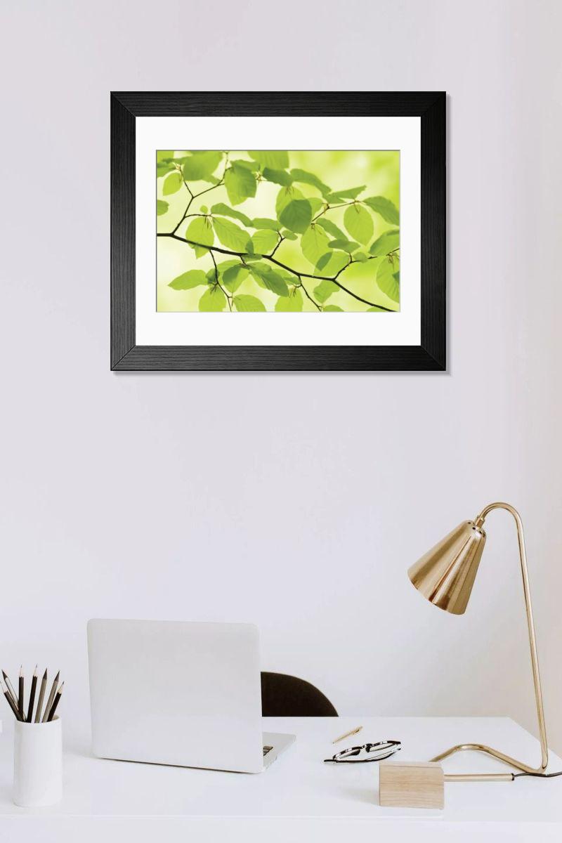 Shown hanging in a room: Modern 14"x12" (36x31cm)