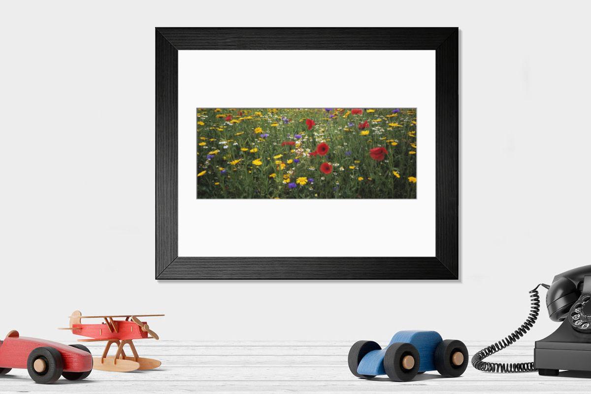 Shown hanging in a room: Modern 14"x12" (36x31cm)
