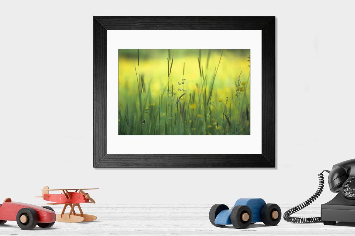 Shown hanging in a room: Modern 14"x12" (36x31cm)