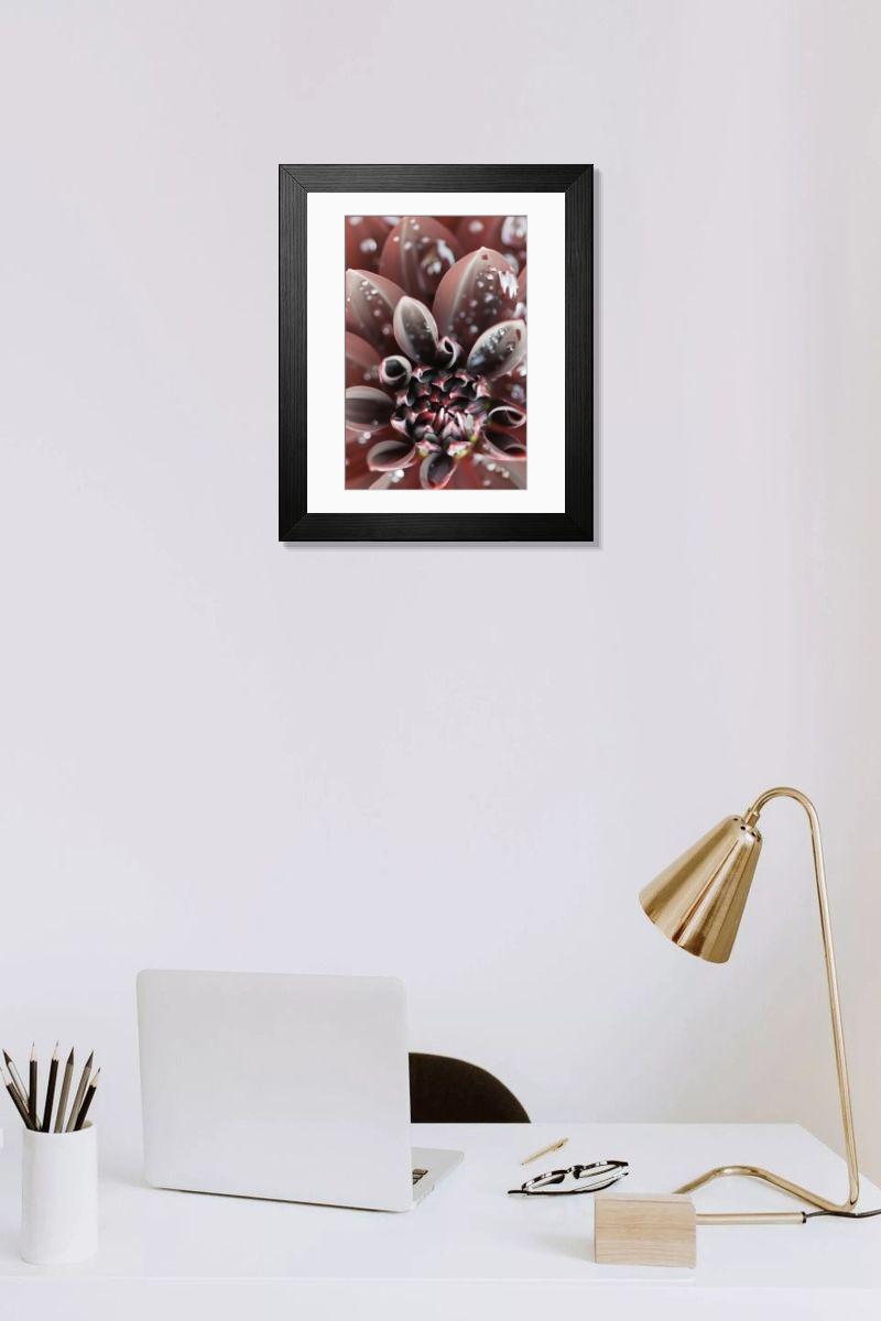 Shown hanging in a room: Modern 14"x12" (36x31cm)