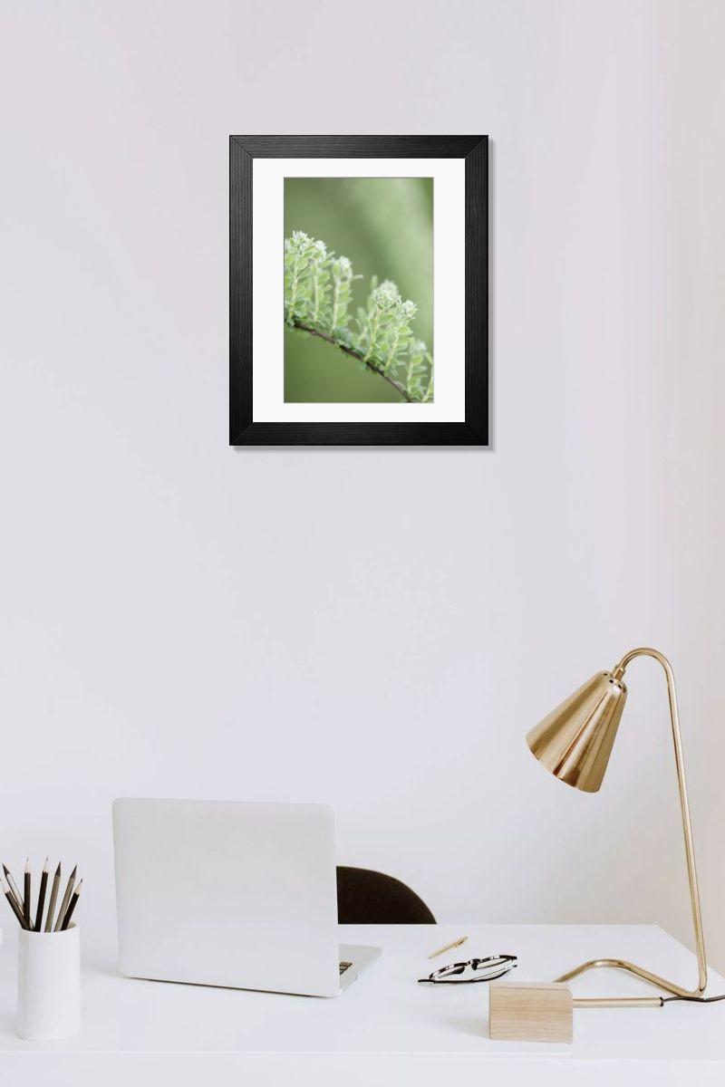 Shown hanging in a room: Modern 14"x12" (36x31cm)