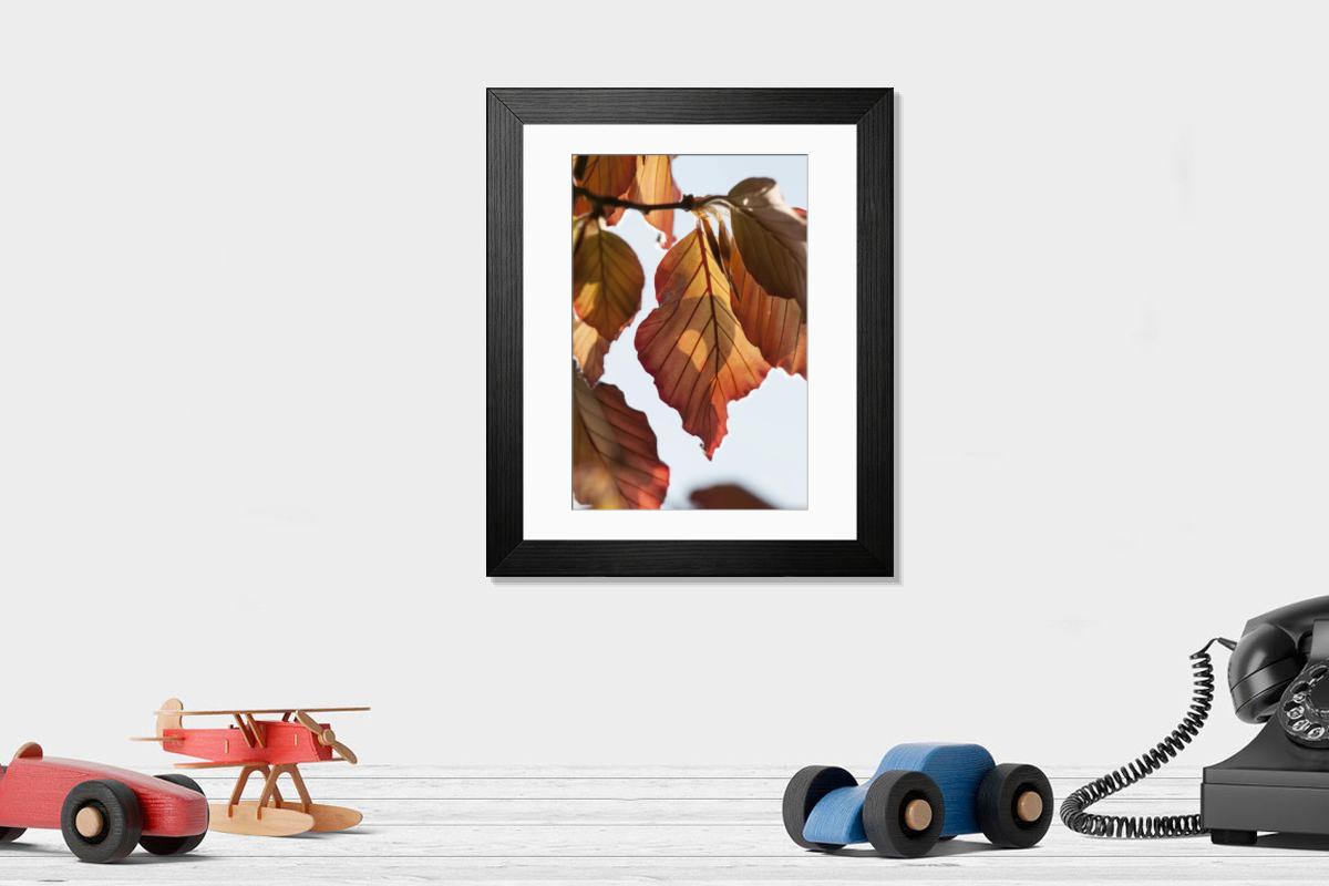 Shown hanging in a room: Modern 14"x12" (36x31cm)