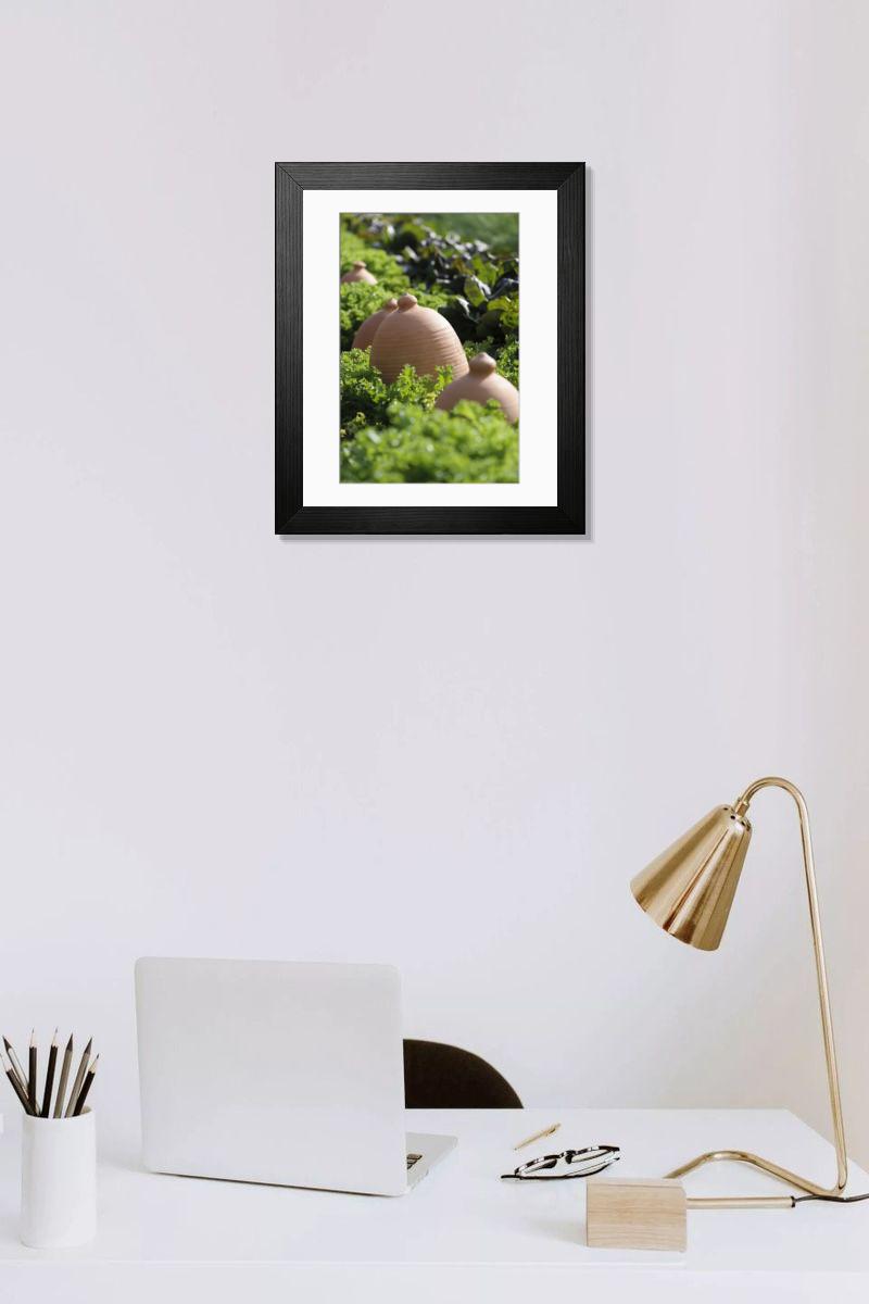 Shown hanging in a room: Modern 14"x12" (36x31cm)