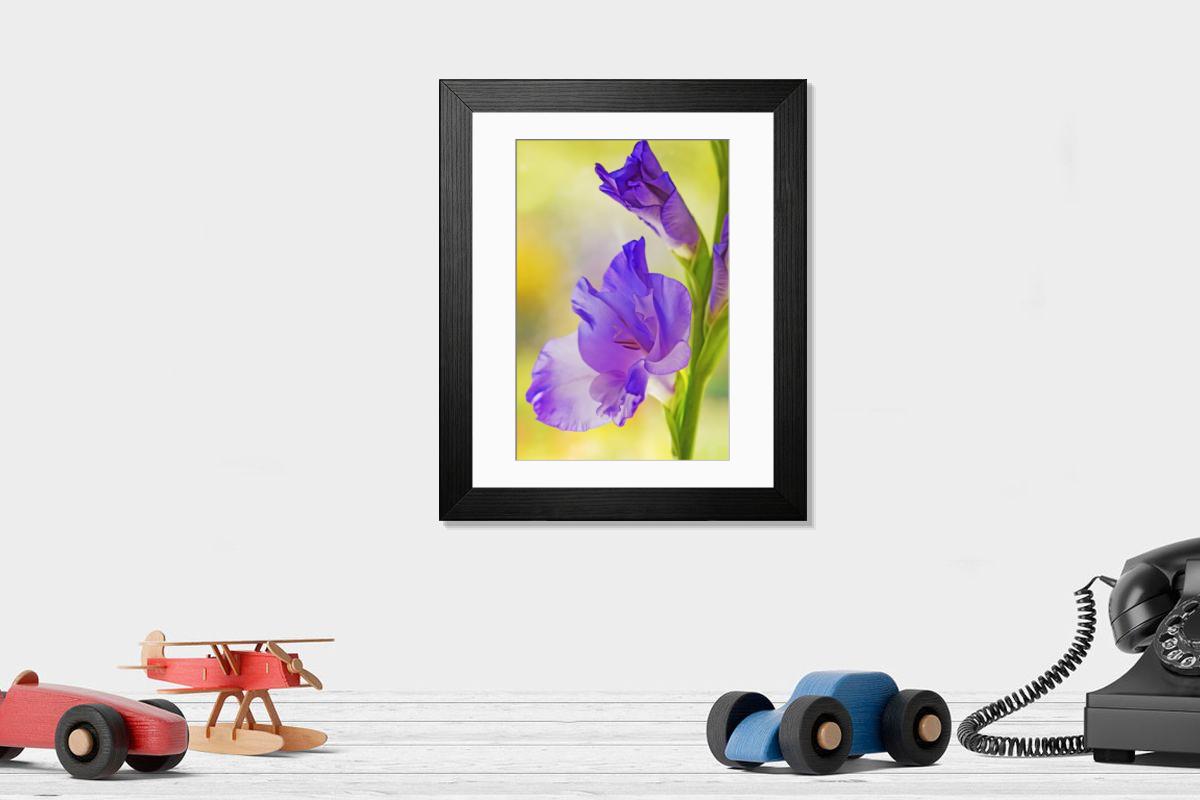 Shown hanging in a room: Modern 14"x12" (36x31cm)