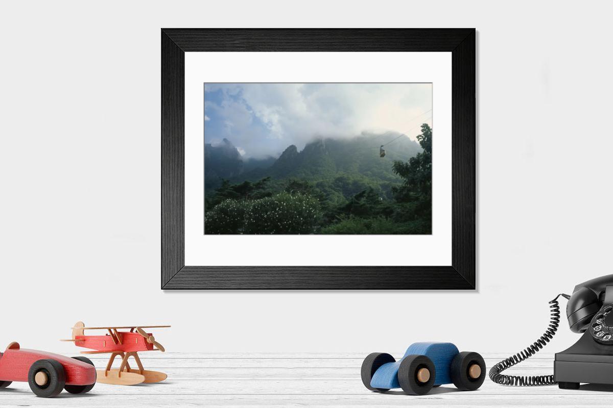 Shown hanging in a room: Modern 14"x12" (36x31cm)