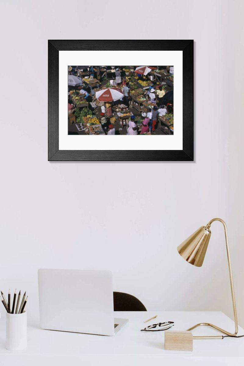 Shown hanging in a room: Modern 14"x12" (36x31cm)