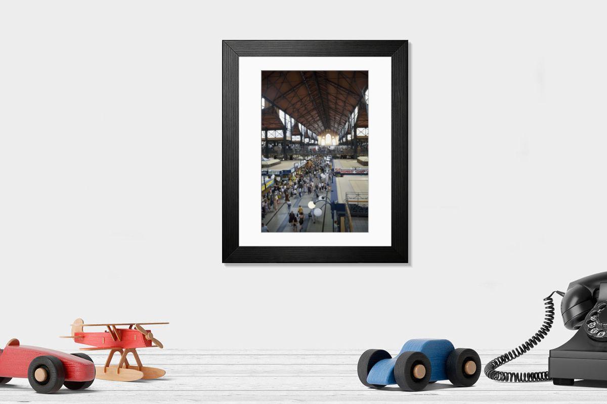 Shown hanging in a room: Modern 14"x12" (36x31cm)