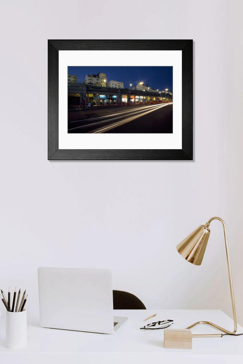 Shown hanging in a room: Modern 14"x12" (36x31cm)