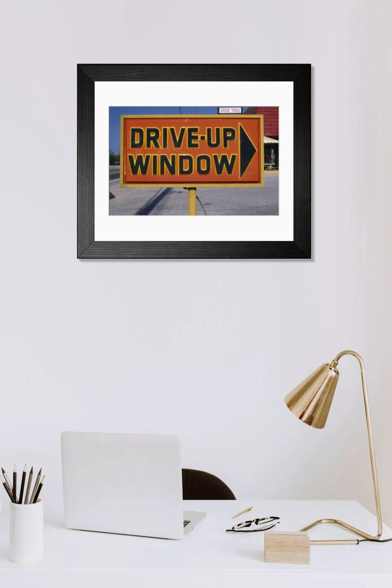 Shown hanging in a room: Modern 14"x12" (36x31cm)