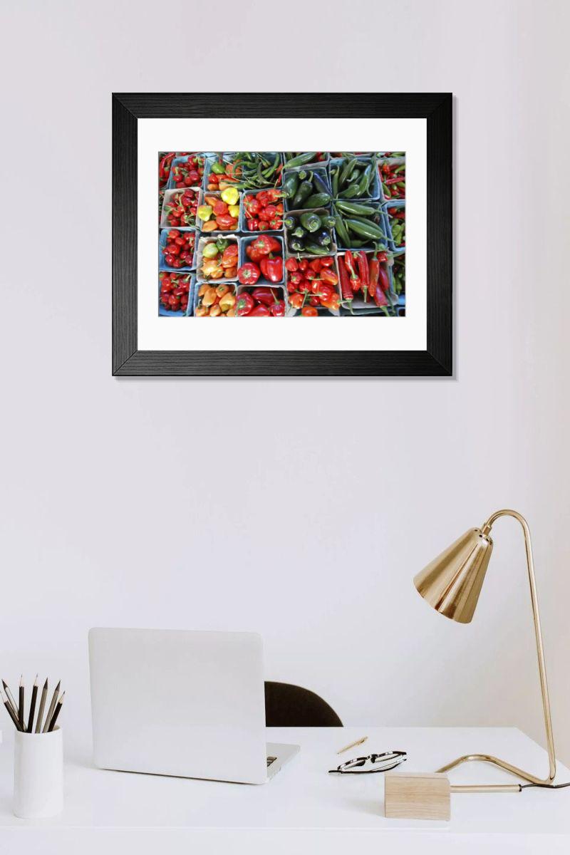 Shown hanging in a room: Modern 14"x12" (36x31cm)
