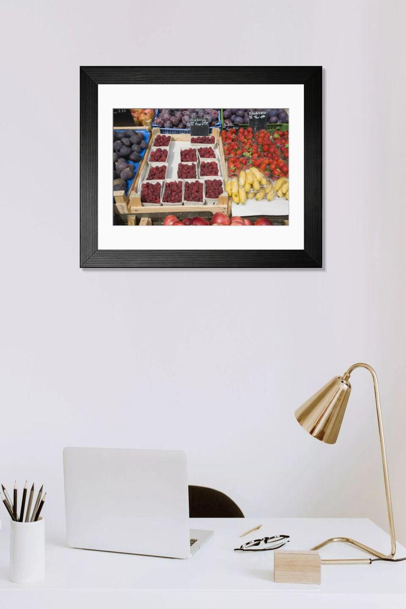 Shown hanging in a room: Modern 14"x12" (36x31cm)