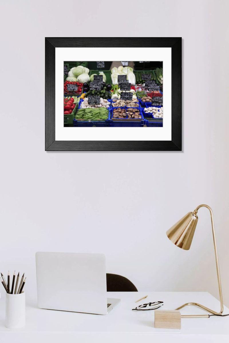 Shown hanging in a room: Modern 14"x12" (36x31cm)