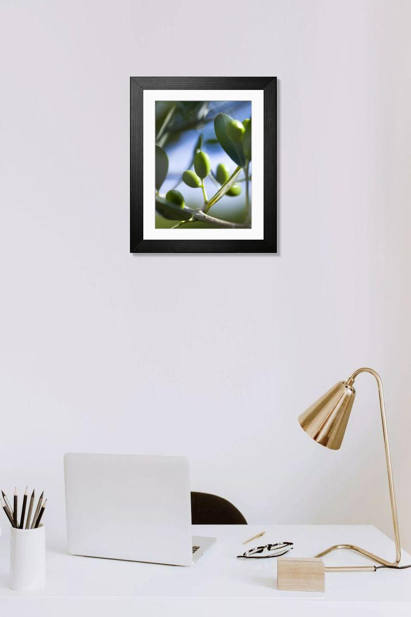 Shown hanging in a room: Modern 14"x12" (36x31cm)