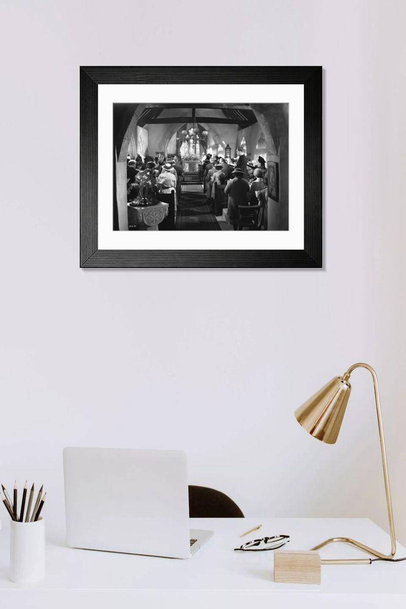 Shown hanging in a room: Modern 14"x12" (36x31cm)