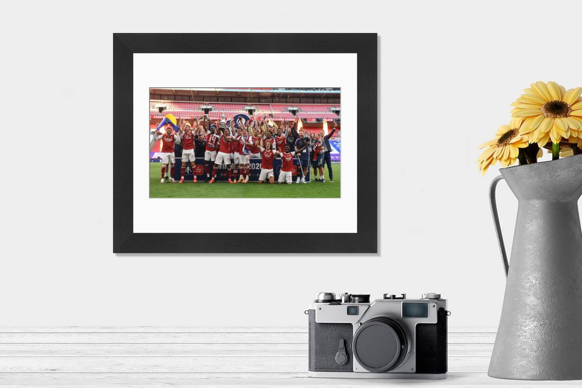 Arsenal Reclaim FA Cup Title Print - 2020 Final vs Chelsea. Art