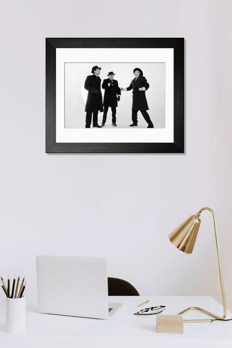 Shown hanging in a room: Modern 14"x12" (36x31cm)