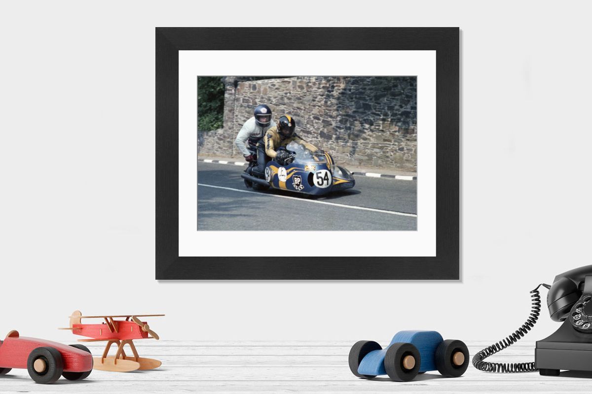 1978 Sidecar TT Print: Mike Jones & Anthony Readman (Crystal 1978 Sidecar TT Print: Mike Jones & Anthony Readman (Crystal