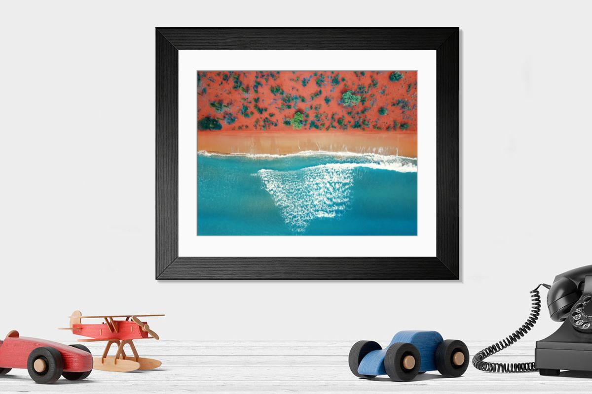 Shown hanging in a room: Modern 14"x12" (36x31cm)