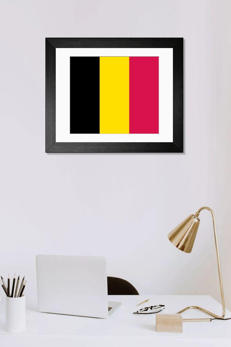 Shown hanging in a room: Modern 14"x12" (36x31cm)