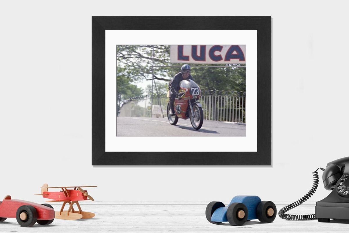 1973 Ultra Lightweight TT Print - Richard Stevens (Maico). Art