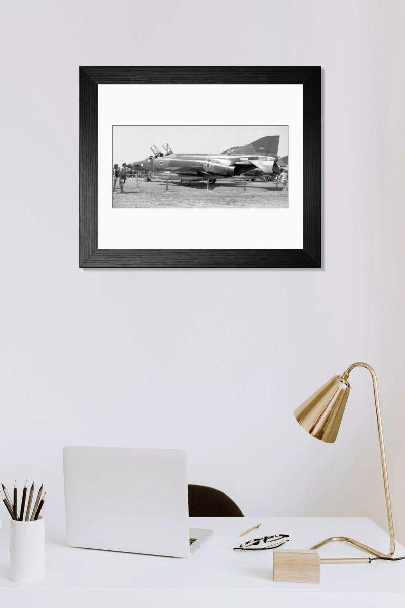 Shown hanging in a room: Modern 14"x12" (36x31cm)