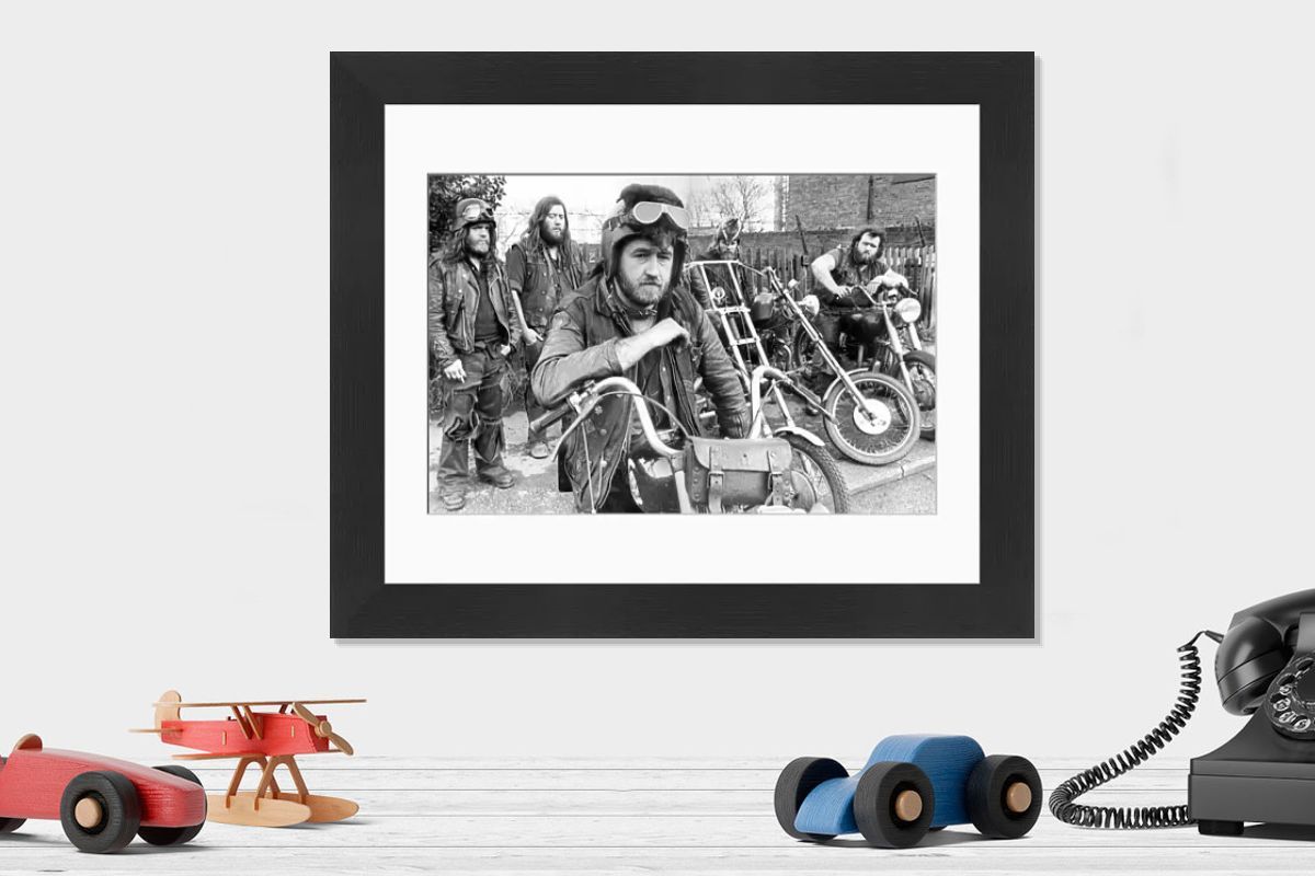 Framed Print of The Tyne and Wear Chapter of Hells Angels Print