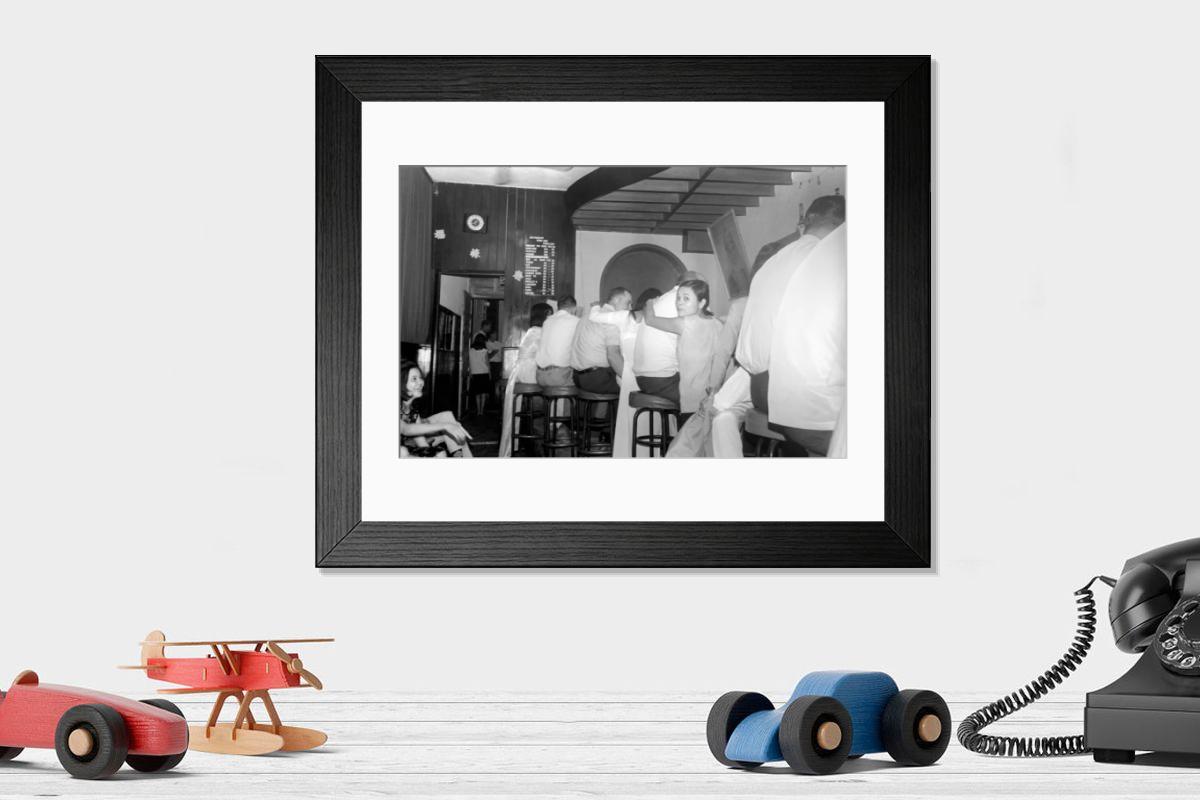 Shown hanging in a room: Modern 14"x12" (36x31cm)