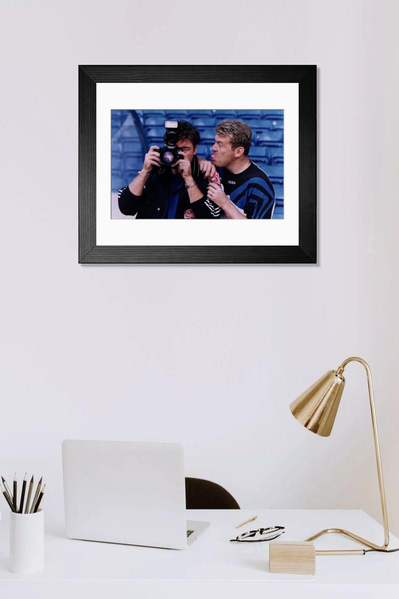 Shown hanging in a room: Modern 14"x12" (36x31cm)
