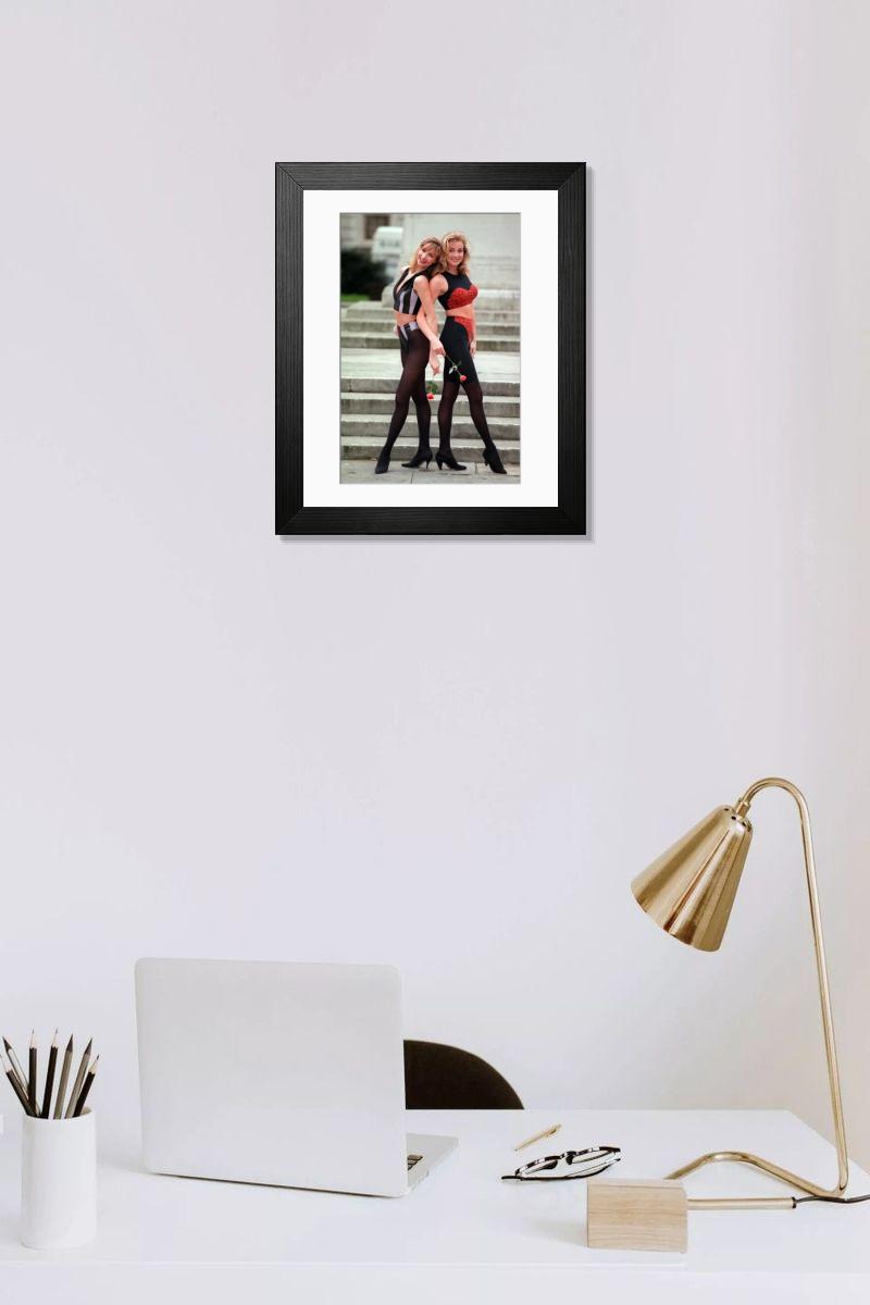 Shown hanging in a room: Modern 14"x12" (36x31cm)