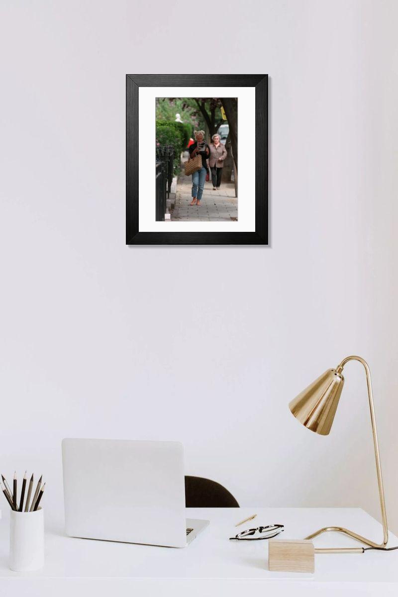 Shown hanging in a room: Modern 14"x12" (36x31cm)