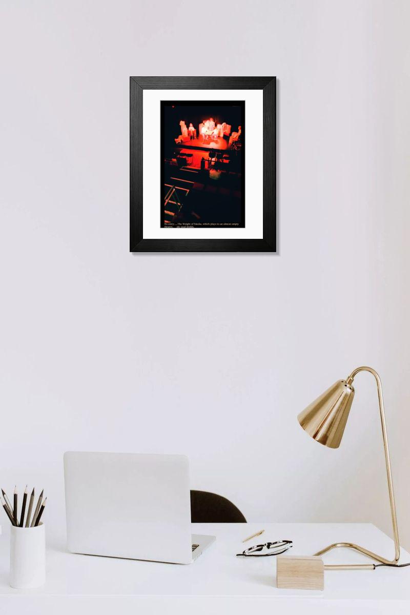 Shown hanging in a room: Modern 14"x12" (36x31cm)