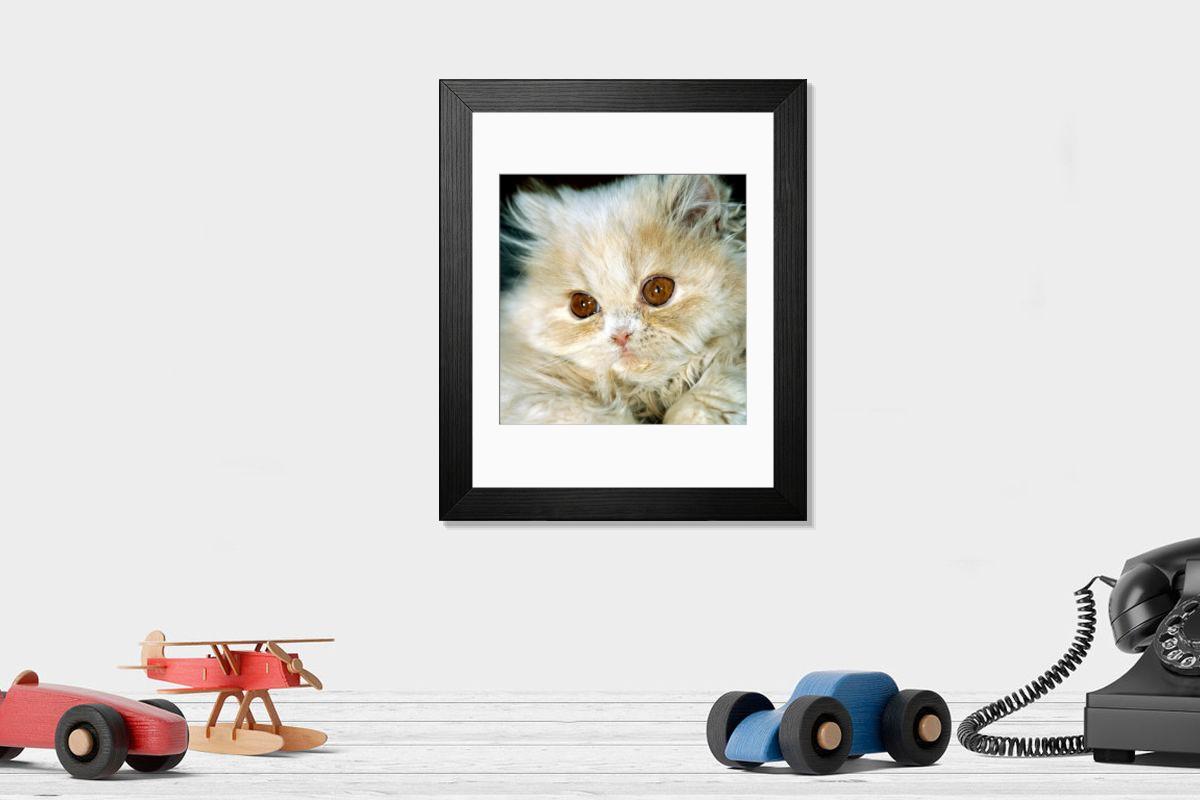 Shown hanging in a room: Modern 14"x12" (36x31cm)