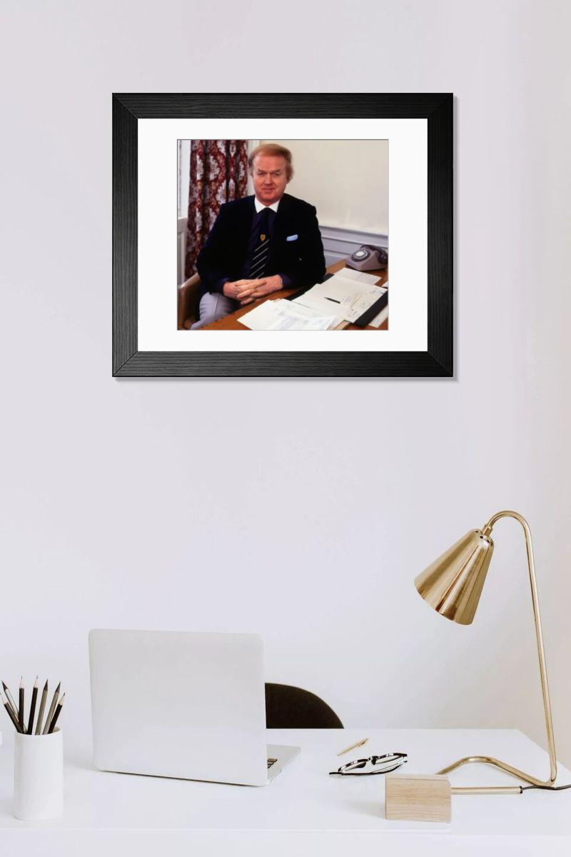 Shown hanging in a room: Modern 14"x12" (36x31cm)