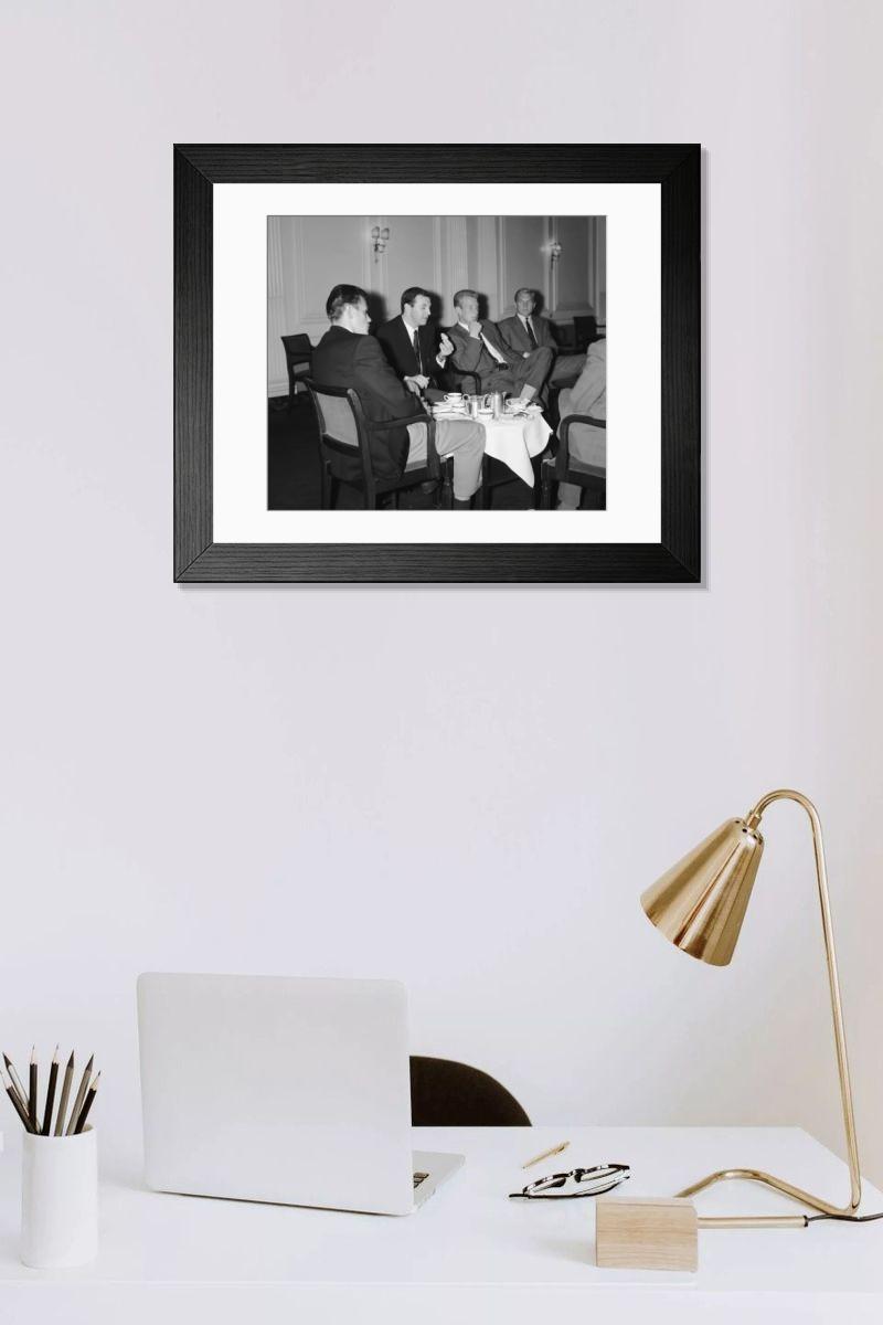 Shown hanging in a room: Modern 14"x12" (36x31cm)