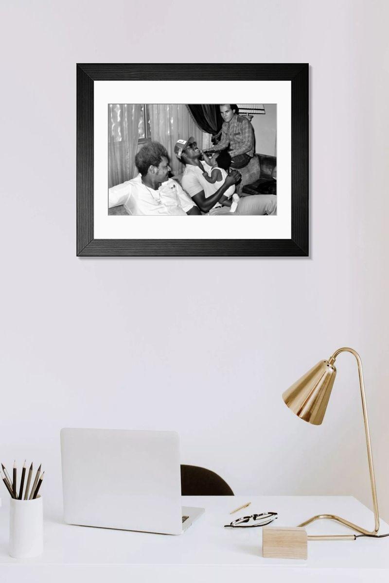 Shown hanging in a room: Modern 14"x12" (36x31cm)