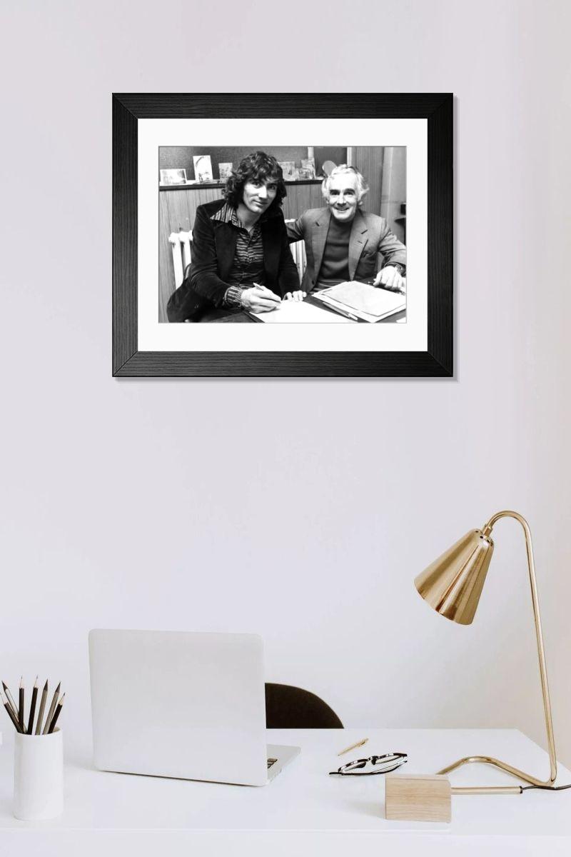 Shown hanging in a room: Modern 14"x12" (36x31cm)