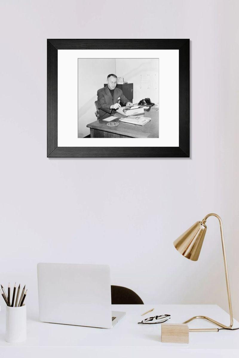 Shown hanging in a room: Modern 14"x12" (36x31cm)