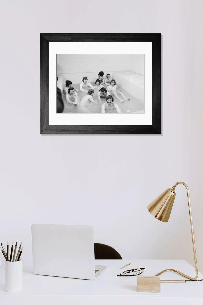 Shown hanging in a room: Modern 14"x12" (36x31cm)