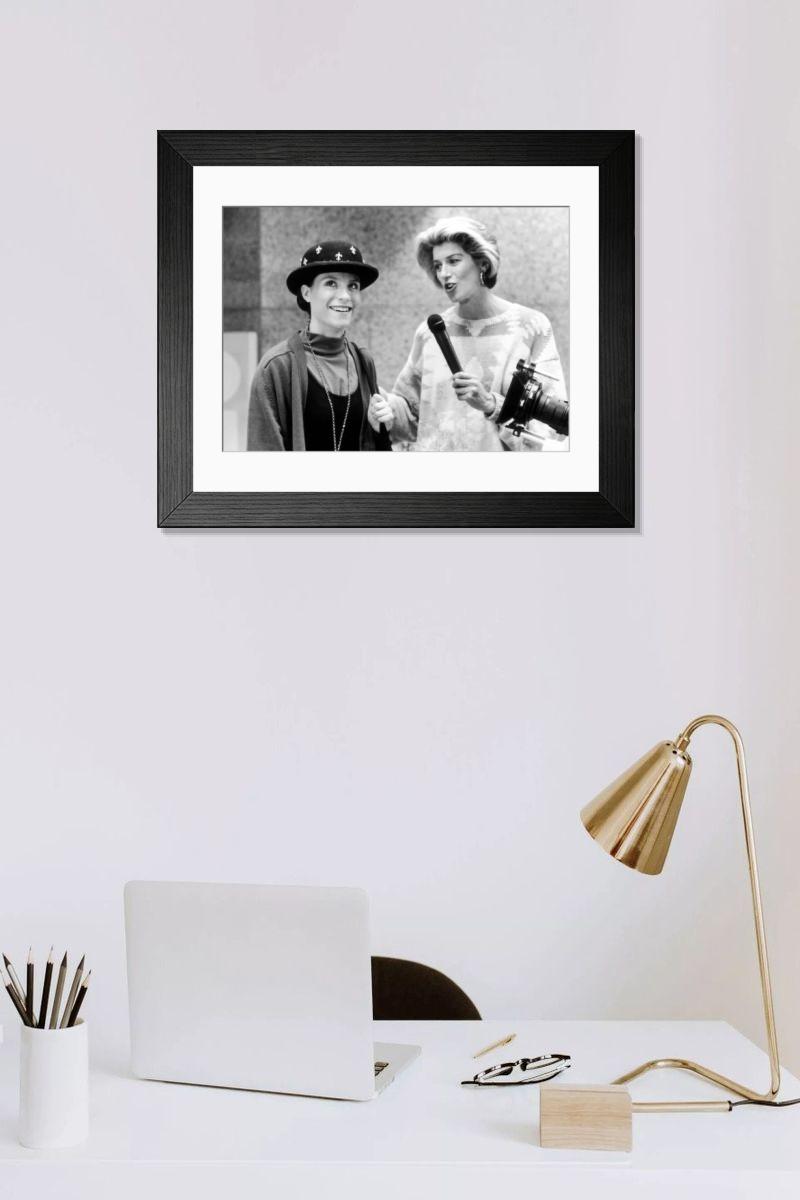Shown hanging in a room: Modern 14"x12" (36x31cm)