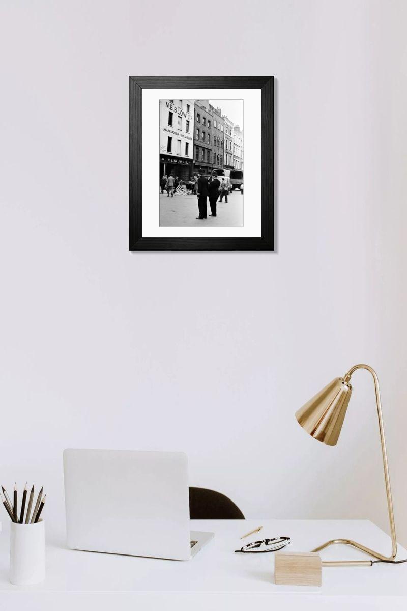 Shown hanging in a room: Modern 14"x12" (36x31cm)