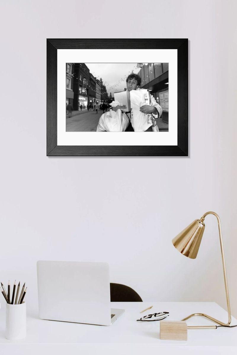 Shown hanging in a room: Modern 14"x12" (36x31cm)