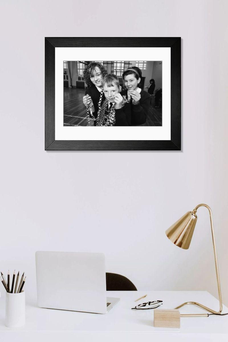 Shown hanging in a room: Modern 14"x12" (36x31cm)