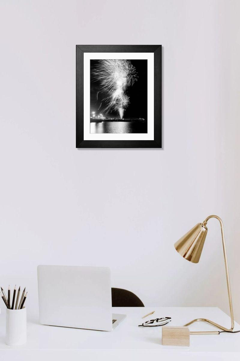 Shown hanging in a room: Modern 14"x12" (36x31cm)
