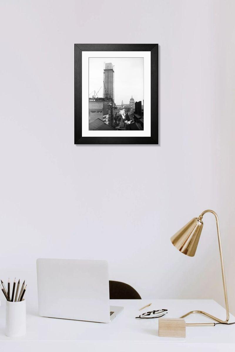 Shown hanging in a room: Modern 14"x12" (36x31cm)