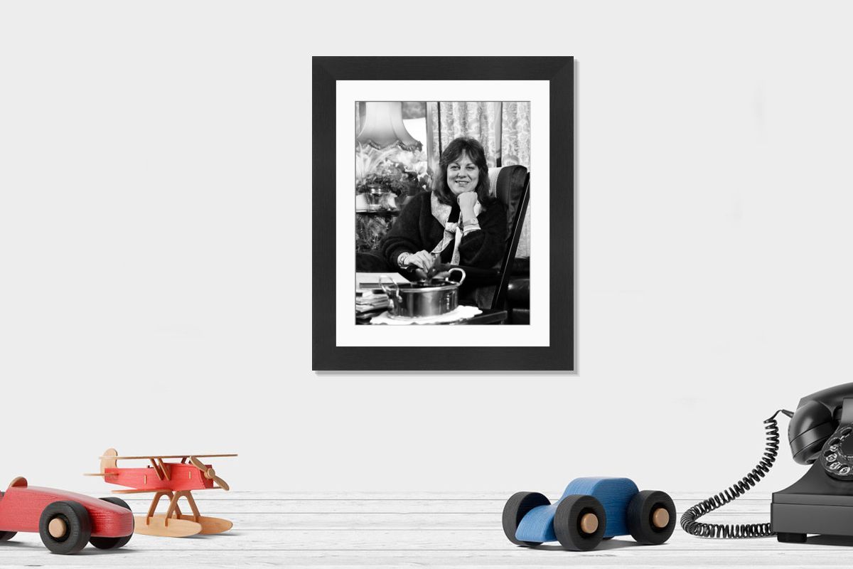 Sue Townsend at Home Print, 7th November 1984. Art Prints, Posters