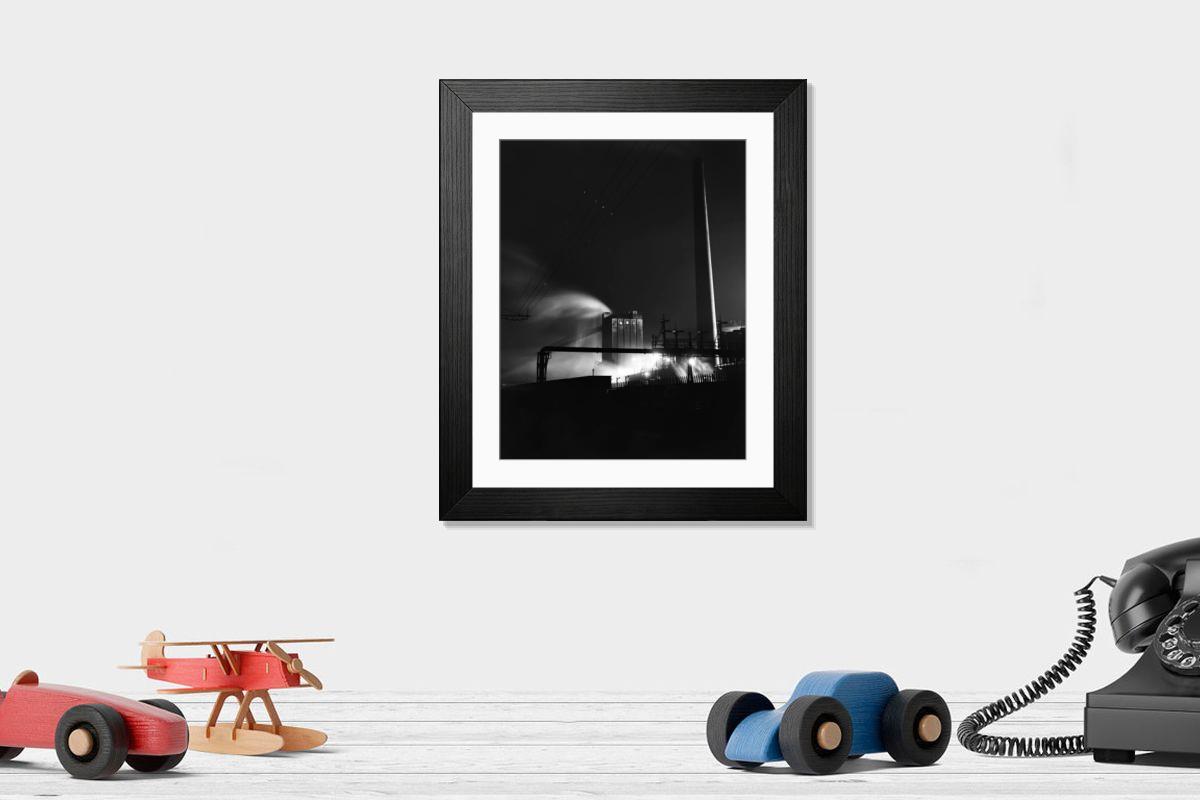 Shown hanging in a room: Modern 14"x12" (36x31cm)