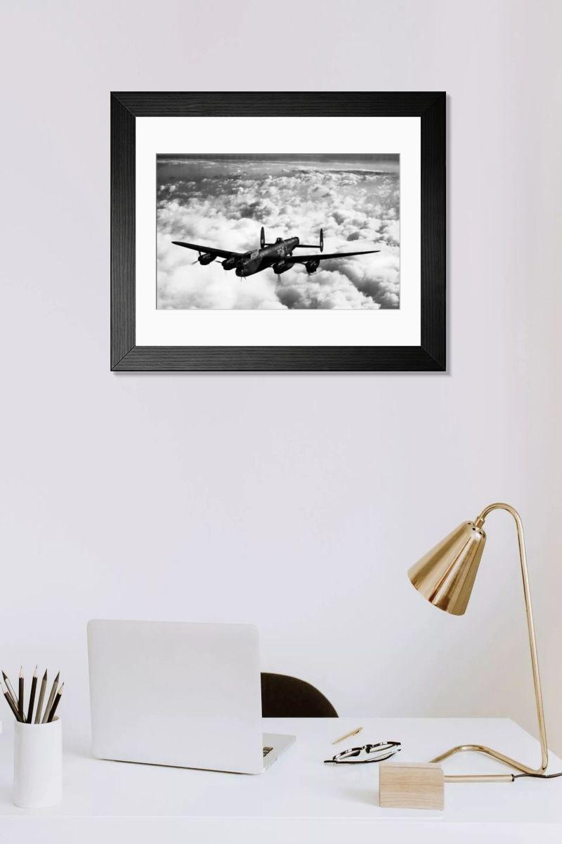 Shown hanging in a room: Modern 14"x12" (36x31cm)