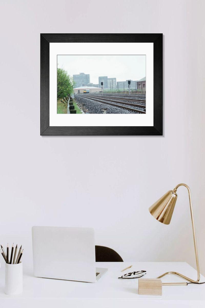 Shown hanging in a room: Modern 14"x12" (36x31cm)