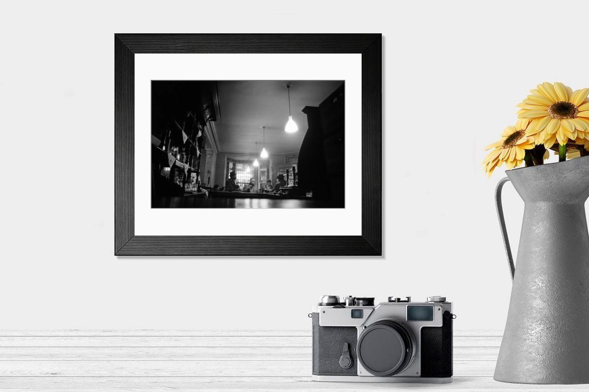 Shown hanging in a room: Modern 14"x12" (36x31cm)